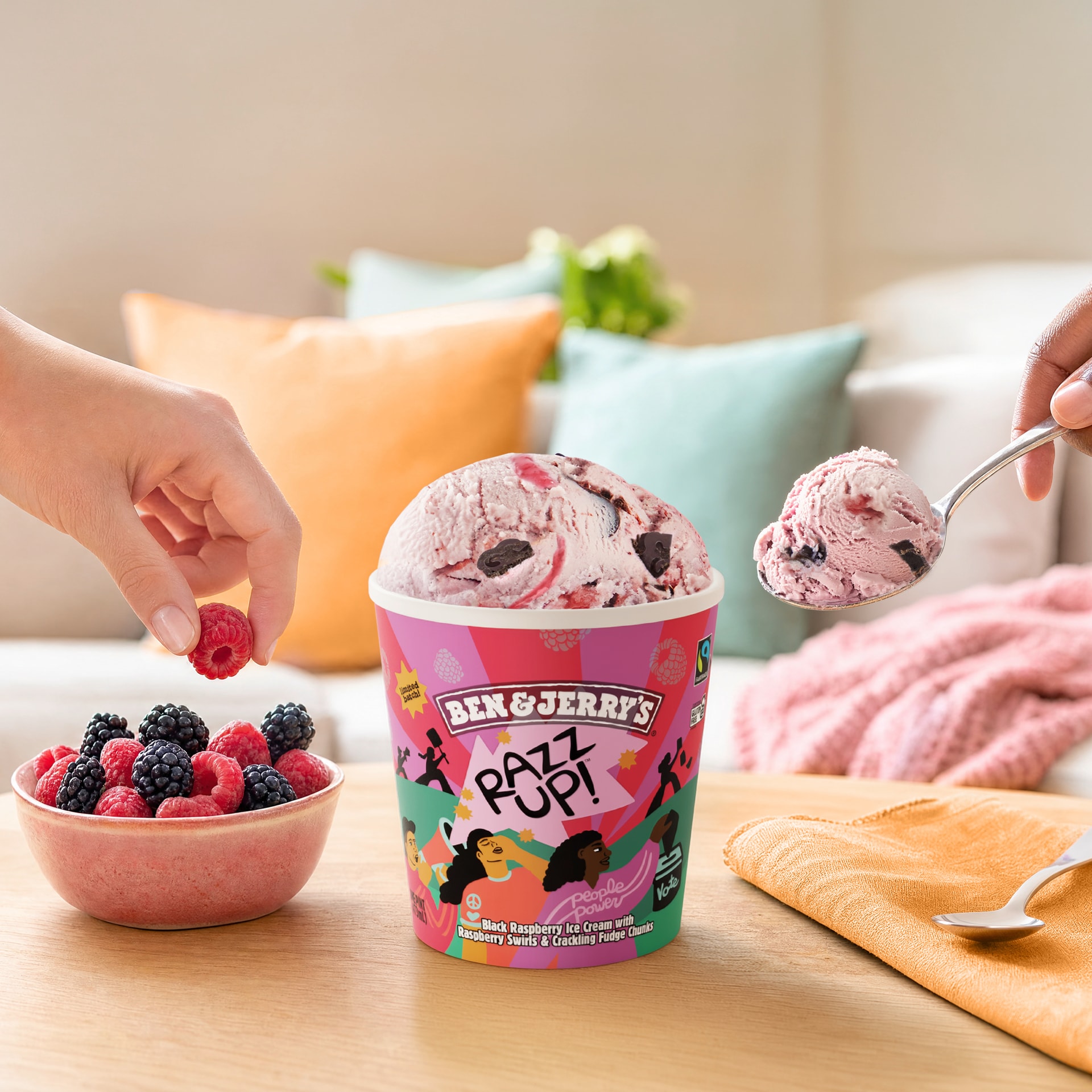 Razz Up! Ice Cream | Ben & Jerry's